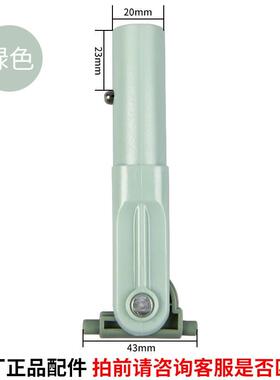 终结者拖把配件刮刮乐单个杆子佳帮手配件替换布头拖把头 绿色连