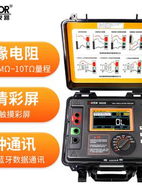 胜利仪器(VICTOR)高压绝缘电阻测试仪 兆欧表 电阻测试器 VC9600B