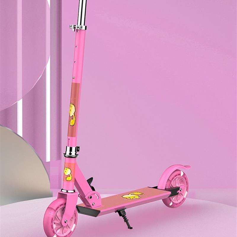 欧美跨境电商儿童滑板车小孩滑板车闪光轮踏板车折叠scooter两轮