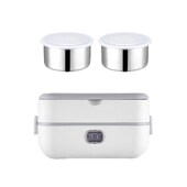 双层电热饭盒办公室上班族便携式 保温可插电自热蒸煮饭菜便当盒饭