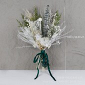 干花花束天然真花混搭情人草拂尘尤加利叶室内手工家居装 饰
