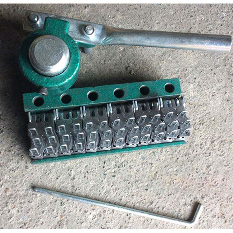 矿用锤打式皮带钉扣机锤砸式皮带装订机手动拉杆式钉扣机