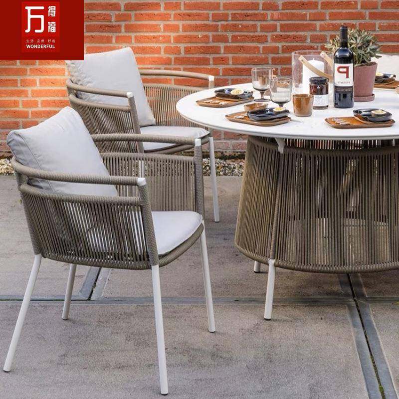 别墅庭院桌椅酒店室外露台休闲户外花园露天轻奢现代藤编,商业/办公家具,其它,淘宝优惠券,粉丝福利购,淘宝优惠卷