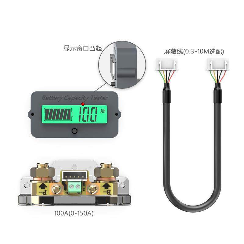 TY02K 厂家直销 磷酸铁锂适用电量显示表 高精度电量显示 电压表