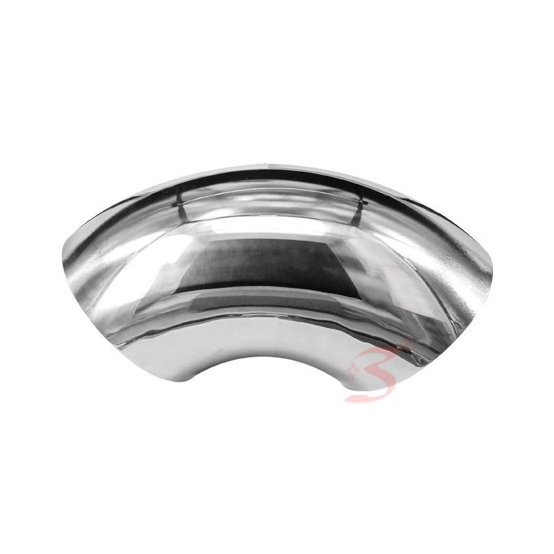 201材质焊接不锈钢装饰弯头90度楼梯管件口径178、180mmGB标准