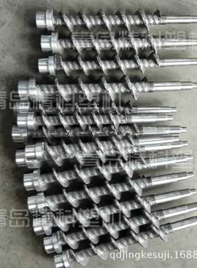 供应SZ65型喂料机螺杆 80喂料机螺杆配件加工