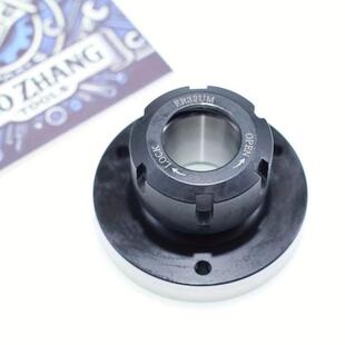 ER32卡盘-D80三孔七孔夹头座法兰盘轴头链接盘筒夹座内孔精磨淬火