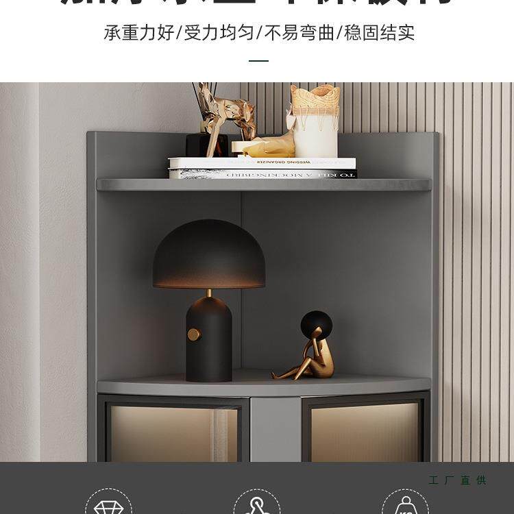 角柜转角柜三角柜子墙角置物柜靠墙三角柜收纳柜客厅拐角柜边角柜