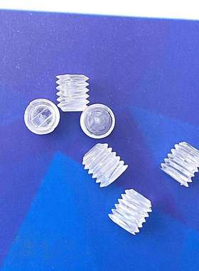 塑料机米螺丝PC透明塑料黑色机米透明内一字紧定螺丝塑胶螺钉