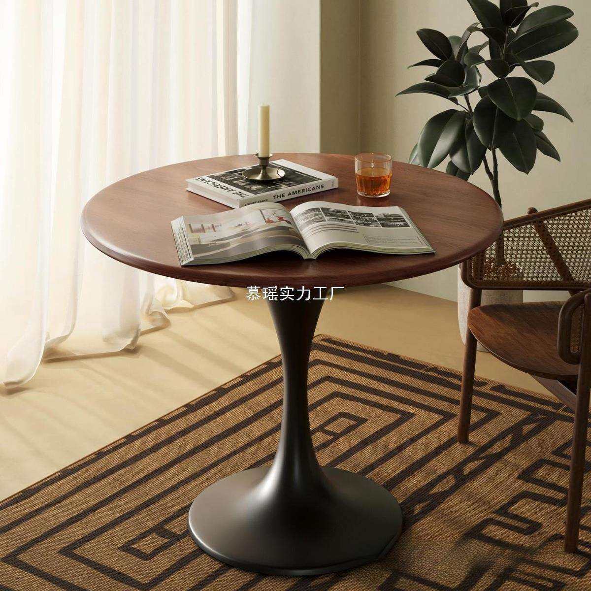 圆形餐桌家用客厅休闲咖啡桌洽谈桌子小户型出租屋阳台郁金香圆桌,鲜花速递/花卉仿真/绿植园艺,割草机/草坪机,淘宝优惠券,粉丝福利购,淘宝优惠卷