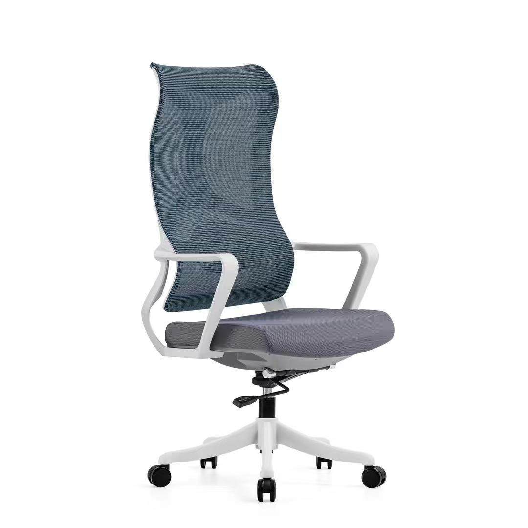 LC68-63简约新款网布办公电脑椅升级旋转职员办公椅前台接待椅