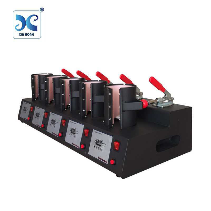 MP150*5本季热销五工位杯子印照片五合一组合式烫画机烫杯机