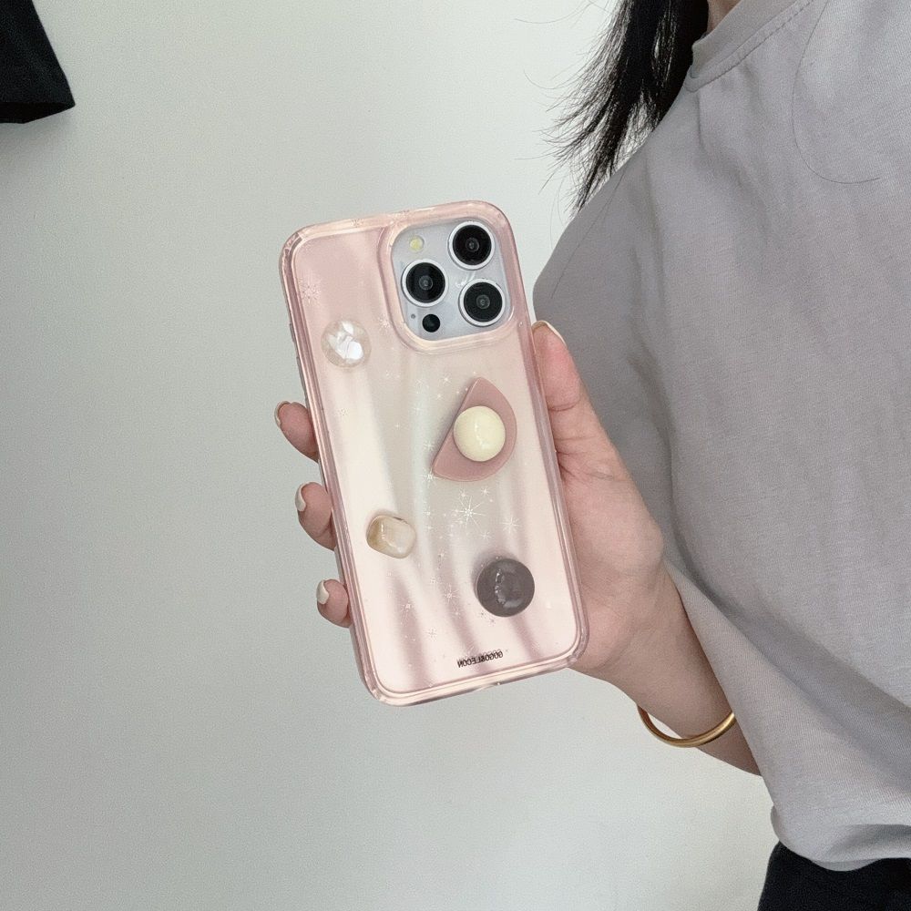 流星粉立体宝石适用iphone17pro