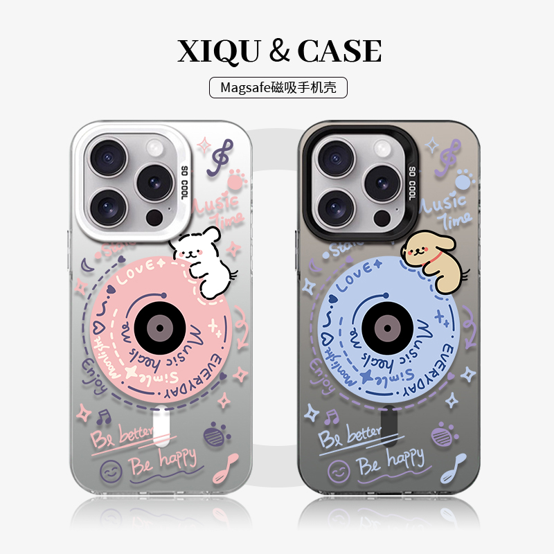 情侣小狗iphone17手机壳ma