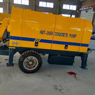混凝土输送泵柴油机的泵输送40米打地坪用地泵霍尔果斯口岸泵