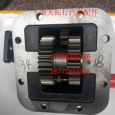 陕西法士特小八档8JS85E QD40A G18819 18齿：34齿取力器总成传动