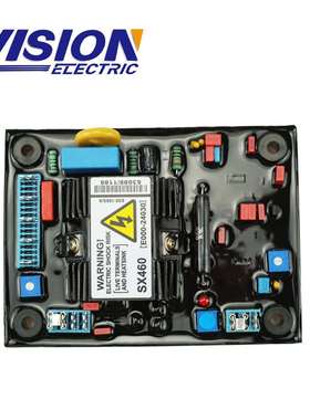 SX460A发电机自动电压调节器稳压器红色电容AVR SX460-A散热器