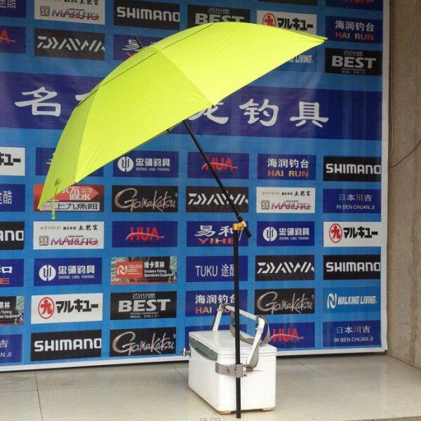 竞技新款墨绿色竞技者B款18米超轻万向钓鱼伞防雨钓鱼伞高尔夫伞