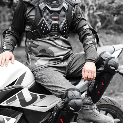 WOSAWE摩托车成人护具轮滑溜冰滑滑车护甲衣户外骑行运动护具