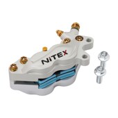 大鲍鱼前后碟刹卡钳改装 摩托车电动车活塞40mm安装 孔 通用刹车泵