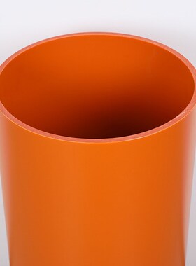 PVC卷芯大管300mm十二英寸橙色PVC塑料管耐磨卷芯管偏光片用管膜