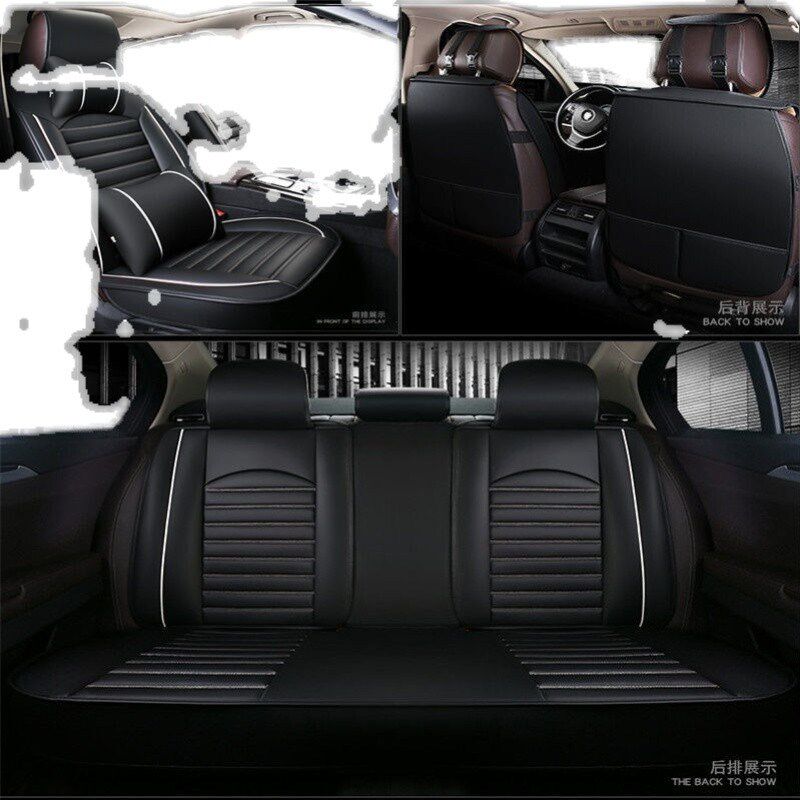 汽车坐垫四季通用适用大众新捷达朗逸速腾宝来桑塔纳车垫皮革座套