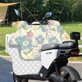 夏季 防水挡风被 夏款 挡风被电动摩托车挡风被四季 款