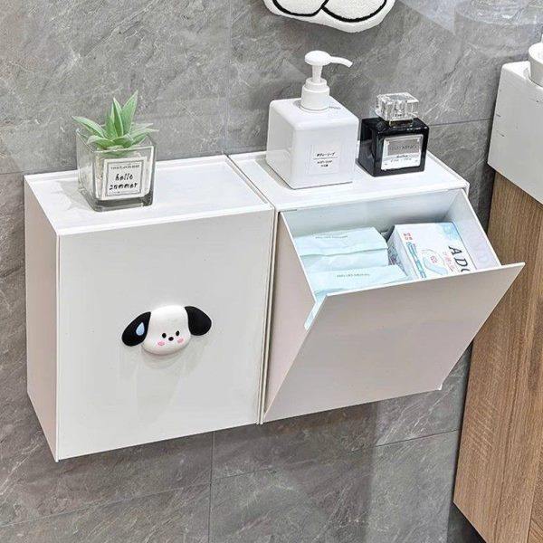 卫生巾收纳盒壁挂式家用卫生间厕所姨妈巾防水免打孔纸巾盒置物架,收纳整理,洗脸巾收纳盒,淘宝优惠券,粉丝福利购,淘宝优惠卷