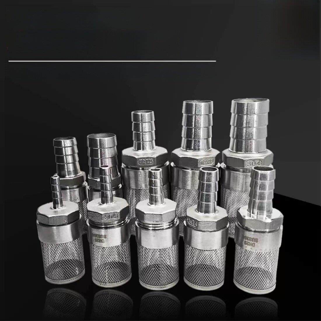 全不锈钢宝塔分体式过滤网加厚鱼缸水泵过滤杂质软管过滤杂质