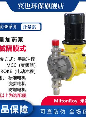 GB泵GB0700-GB1200不锈钢泵头机械往复加药泵