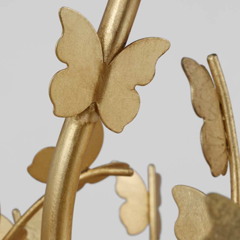 美式轻奢时尚摩登蝴蝶吊灯/软装设计/别墅/酒店/样品房/铁艺吊灯