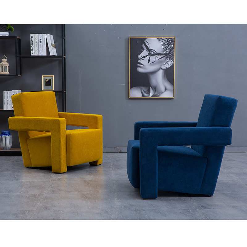 北欧设计师创意沙发椅积木扶手沙发乌德勒单人沙发酒店别墅样板间