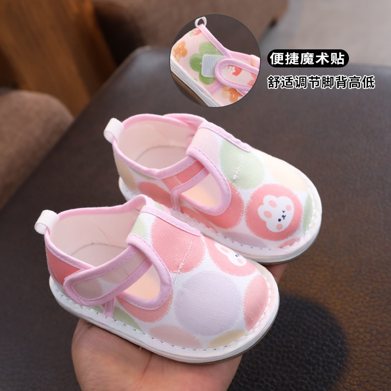 宝宝布鞋春秋手工千层底儿童女春季1一3岁小童软Q底室内学步鞋202