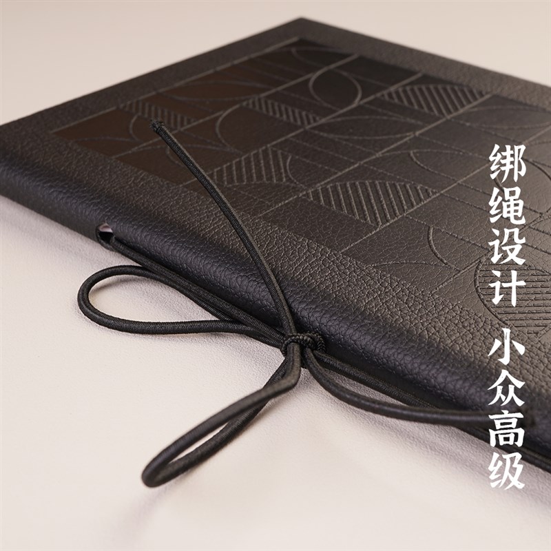 皮面封壳菜单本设计定制活页绑绳款茶楼茶馆茶水单餐牌点餐本印刷