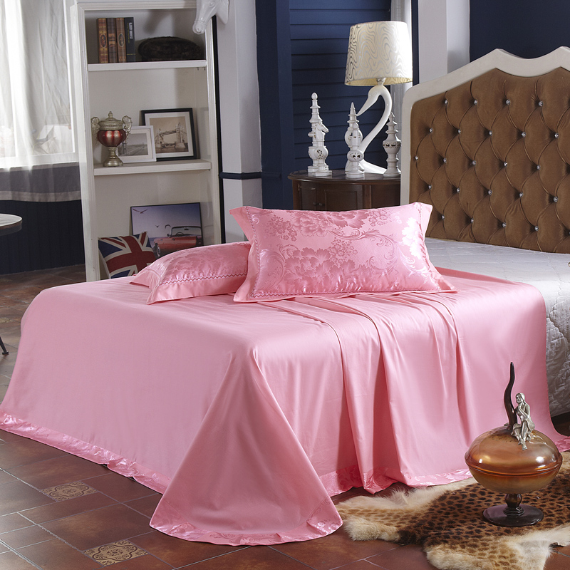 双人床单单件全棉布料冬季纯色斜纹大炕单被单1.51.82.0简约