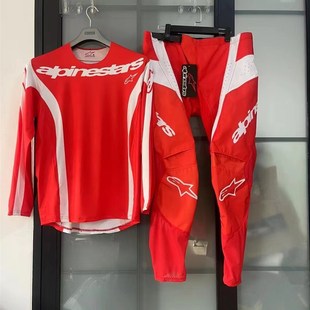 新款a星速降服山地车骑行服男女套装吸湿排汗越野摩托赛车服街车