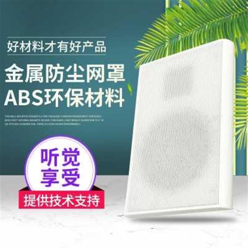 新品10W薄边型广播壁挂音箱超市餐厅教室家居背景音乐定压定阻喇