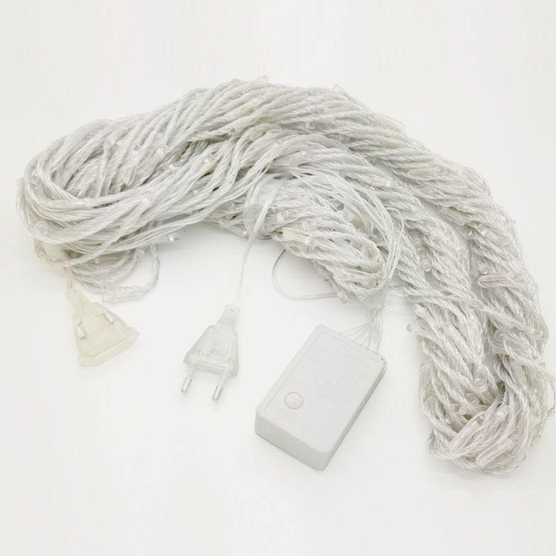 瀑布流水窗帘灯串跑马彩灯新年节日装饰婚庆房间背景橱窗氛围串灯