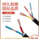 室外电线家用户外电缆线2 3芯4平方纯铜阻燃电源信号铜芯软线铜线