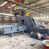 自动进料大压力 500吨虎头剪切机 丰迈废钢虎头剪 重型废铁剪切机