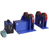 1吨自动焊接滚轮架可调控制变位机管子圆筒法兰管道切割焊接设备