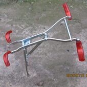 现货速发实用钓鱼双竿简易支架手海竿两用支架可调节双头炮台支架