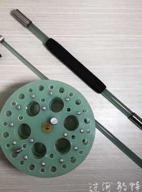 过河钓抬钓过江龙高抬矮抬手抬实心透明玻璃钢超轻超硬圆扁脚主杆