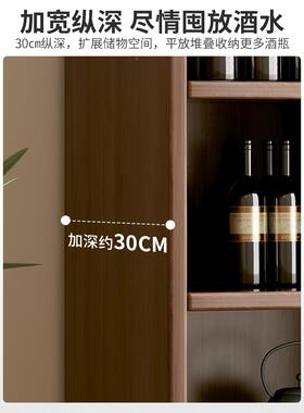A8L木FXZ新生态板酒柜靠墙客厅置物展实示商用酒柜架2025年款家用