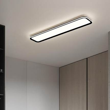 【严】新款过道吸顶灯衣帽间廊l门ed长条走LM3388厅现代长方形玄