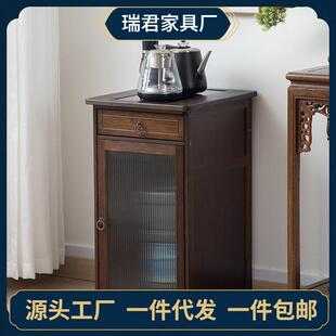 家用烧壶一体茶边茶边无品牌/柜移水动茶水柜桌泡茶台办柜公室茶