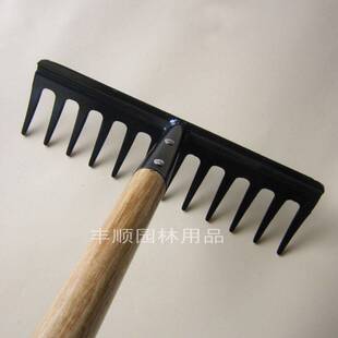 九佐吉12齿多齿耙十二齿钉耙 草耙 整地耙 农用工具 柄总长1.36米