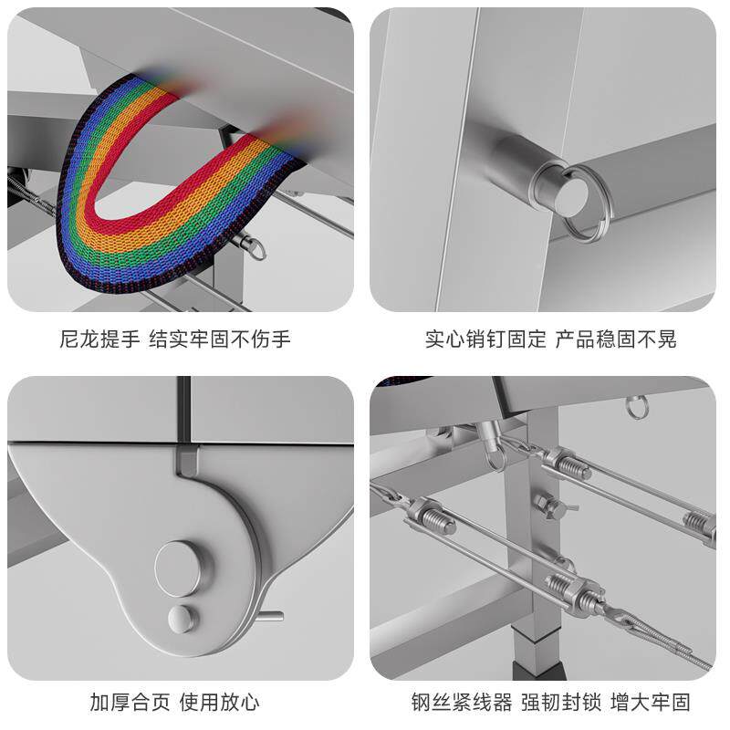 马镫凳施架折叠升降加厚装修马刮腻子DUX室内脚手工程梯子多功能