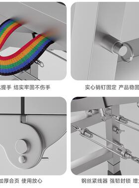 马镫凳施架折叠升降加厚装修马刮腻子DUX室内脚手工程梯子多功能
