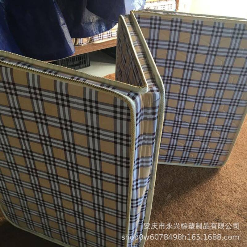 安徽棕垫厂家直供 成人棕床垫 3e椰棕宿舍单人床垫床褥子